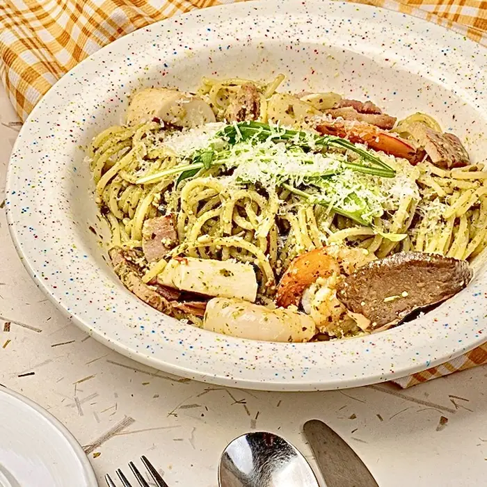 바질페스토 파스타 [오일 or 크림] — Basil Pesto Pasta