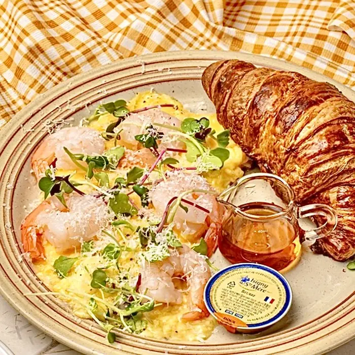 새우 오믈렛 — Shrimp Omelet, 잼잼 JAM JAM