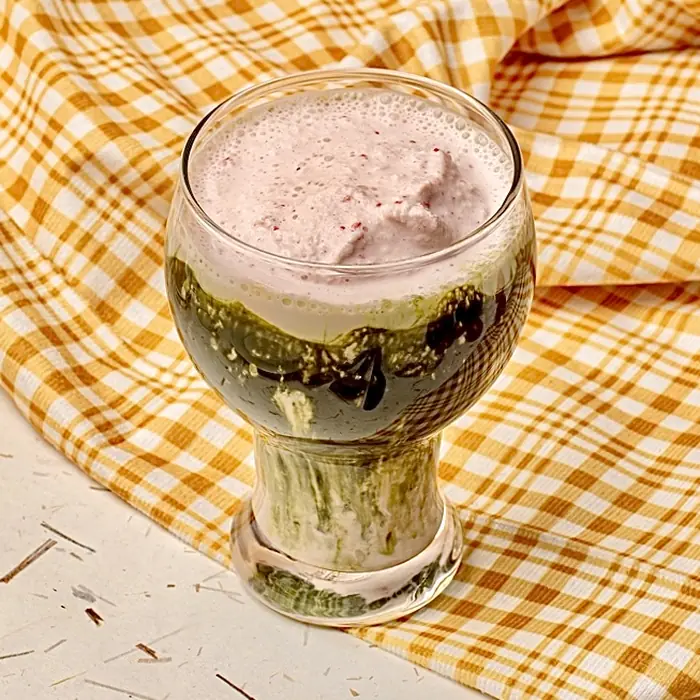 스트로베리 말차 쉐이크 — Strawberry Matcha Shake, 잼잼 JAM JAM